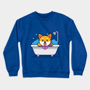 Cute shiba inu Crewneck Sweatshirt